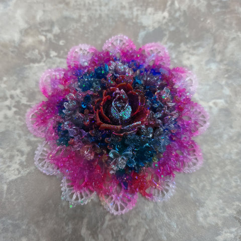 Intricate 3D Flower Mold