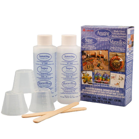 Amazing Clear Cast Epoxy 4oz kit (8oz total)