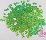 Green Holographic Alien Head Glitter