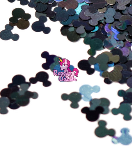 Holographic Mouse Heads - Black