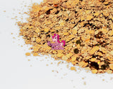 Razzle Dazzle Bronze Goddess Glitter- Cosmetic Nail Glitter, Glitter for Resin Arts Crafts, Multi-Purpose Making Tumblers, Silicon Molds, Phone Cover Cards, Nail