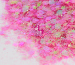 Razzle Dazzle Cotton Candy Glitter Cosmetic Nail Glitter, Arts Crafts, for Making Tumblers, Silicon Molds, Cards, Face, Christmas, Phone Cover Premium Shiny Gift Christmas