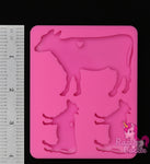 Cow Family Mold