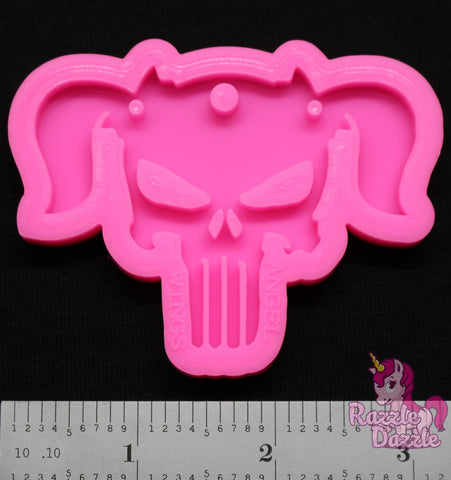 Girl Punisher Skull Mold