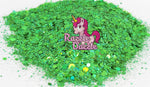 Razzle Dazzle Green Lantern Green Vibrant Color, Eco-Friendly Glitter, Non-Toxic Sparkle Powder, Great for Resin Art, Silicone Molds, Tumbler Decoration, Holographic Glitter