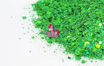 Razzle Dazzle Green Lantern Green Vibrant Color, Eco-Friendly Glitter, Non-Toxic Sparkle Powder, Great for Resin Art, Silicone Molds, Tumbler Decoration, Holographic Glitter