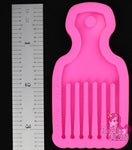 Hair Pic Key Chain Mold