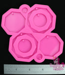 Octagon and Circle Earring Mold