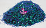 Razzle Dazzle Sea Mist Glitter- Cosmetic Craft Glitter For Epoxy Resin, Nail Sequins Iridescent Flakes, Body, Face, Hair, Glitter Slime Making, Decoration Wedding Cards