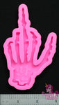 Middle Finger Skeleton Hand Mold