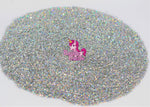 Razzle Dazzle Disco Ball Glitter- Silver Cosmetic Craft Glitter for Epoxy Resin, Nail Sequins Iridescent Flakes, Body, Face, Hair, Glitter Slime Making, Decoration Cards, Holographic
