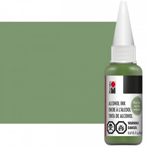 Olive Green Marabu Alcohol Ink