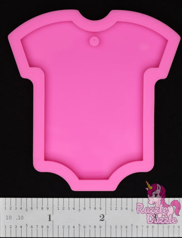 Baby Onesie Keychain Mold