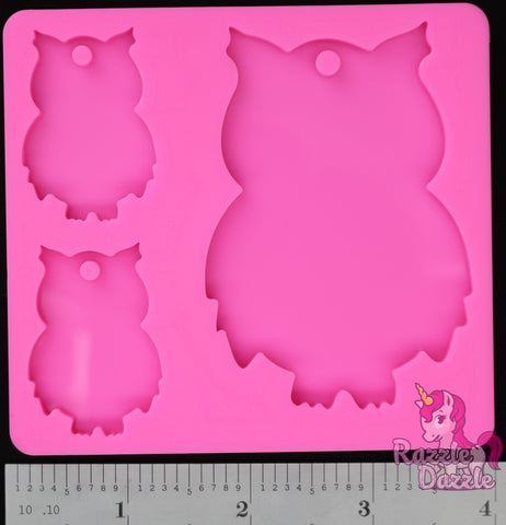 Owl Family Key Chain Mold