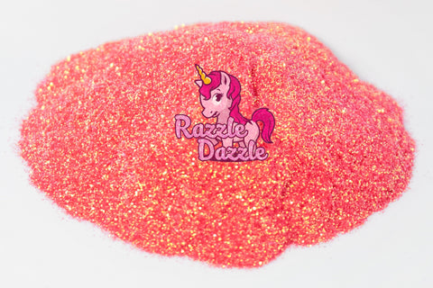 Razzle Dazzle Pink Champagne Glitter- Cosmetic Craft Glitter for Epoxy Resin, Nail Sequins Iridescent Flakes, Body, Face, Hair, Glitter Slime Making, Decoration Wedding Cards