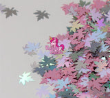 Shades of Pink and Silver Leaves