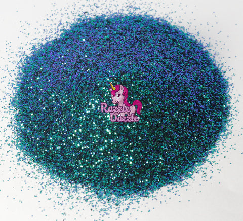 Razzle Dazzle Sea Mist Glitter- Cosmetic Craft Glitter For Epoxy Resin, Nail Sequins Iridescent Flakes, Body, Face, Hair, Glitter Slime Making, Decoration Wedding Cards