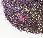 Razzle Dazzle Sorcery Green Purple Color Glitter Powder Color | Shimmering Fine Cut Sparkles for Nail, Holographic Glitter, Sparkle Powder for Art & Craft, Resin Art
