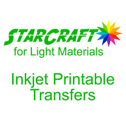 StarCraft Inkjet Printable Heat Transfers for LIght Materials (10 pack)