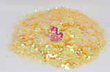 Razzle Dazzle Yellow Brick Road Glitter- Yellow Glitter, for Nail arts, making tumblers, Silicone Molds, Slime, Resin Crafts, Greeting Cards, Painting Arts, Makeups, Safe