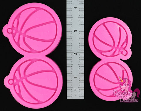 Basketball Earrings Mold