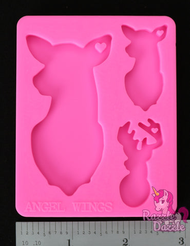 Doe Family Keychain Mold