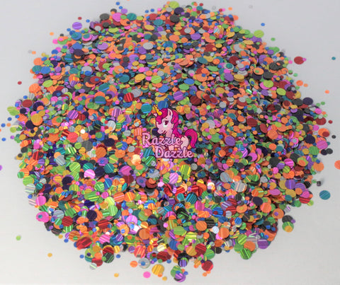Razzle Dazzle Hocus Pocus Glitter- Cosmetic Craft Glitter For Epoxy Resin, Nail Sequins Iridescent Flakes, Body, Face, Hair, Glitter Slime Making, Decoration Wedding Cards