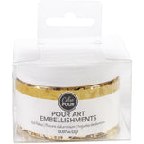 American Crafts Color Pour Gold Foil Flakes .5oz