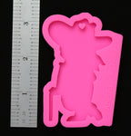 Rebel Mascot Key Chain Mold