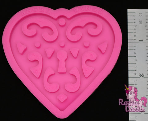 Intricate Heart Key Chain Mold