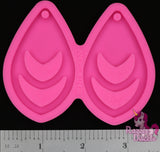 Teardrop Boomerang Earring Mold