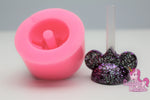 Queen Mouse Head Straw Topper Mold