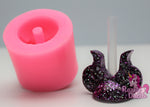 Mouse Head with Horns Version 2 Straw Topper