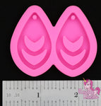Teardrop Boomerang Earring Mold