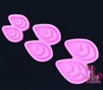 Teardrop Boomerang Earring Mold