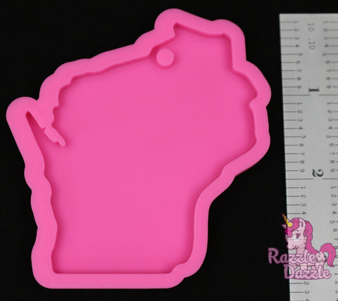 Wisconsin Key Chain Mold